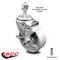 Service Caster 4 Inch Semi Steel Wheel Swivel 12mm Threaded Stem Caster with Brake SCC SCC-TS20S414-SSS-TLB-M1215 - alternate 2